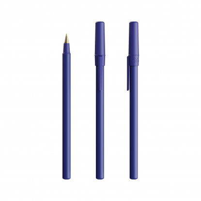 Шариковая ручка Bic Round Stic, синяя