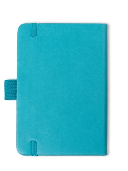 Блокнот в твердой обложке Violet, А6, голубой