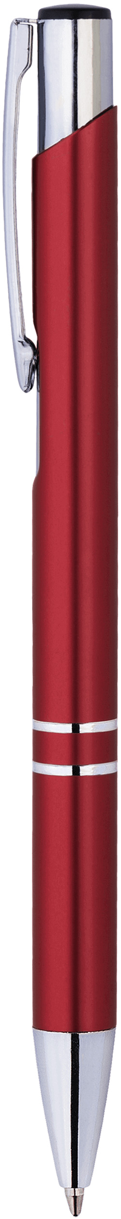 Шариковая ручка Kosko Premium, темно-красная, вид сбоку