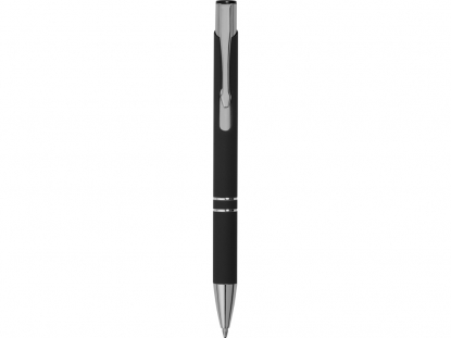 Ручка металлическая шариковая C1 soft-touch, черная
