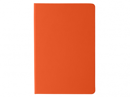 Блокнот в твердой обложке A5 Виспи в клетку, оранжевый