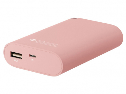 Внешний аккумулятор NEO Alfa Rose, 8000mAh, розовый, вход USB