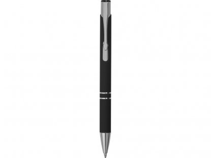 Ручка металлическая шариковая C1 soft-touch, черная