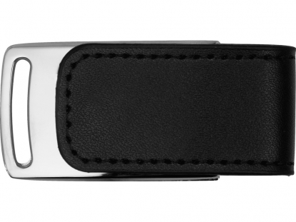 USB-флешка на 16 Гб Vigo с магнитным замком, черная, общий вид