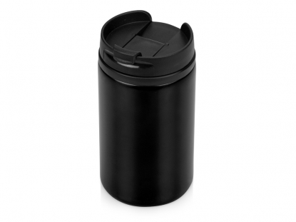 Термокружка Jar, черная, вид сверху
