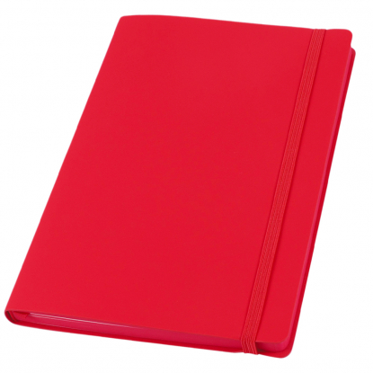 Ежедневник A5 недатированный Dante в мягком переплёте soft-touch, красный