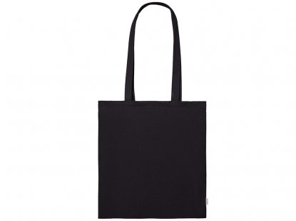 Шоппер Basio из переработанного хлопка 280 г/м2, черный