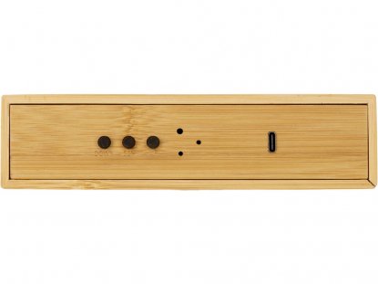 Часы настольные с беспроводной зарядкой Index, 10 Вт