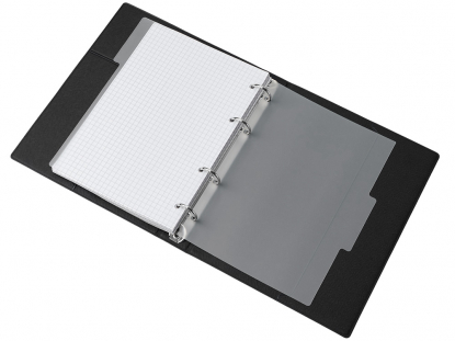 Блокнот на кольцах Favor, черный