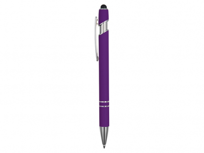 Ручка-стилус металлическая шариковая Sway, фиолетовая