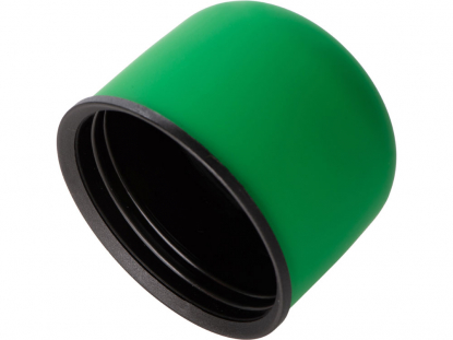 Термос Ямал Soft Touch с чехлом, зеленый