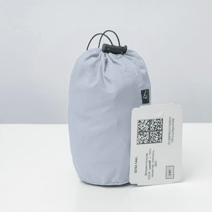 Ветровка унисекс COLIN, серо-голубая