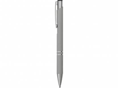 Ручка металлическая шариковая C1 soft-touch, серая