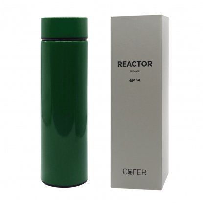 Термос Reactor с датчиком температуры, зеленый
