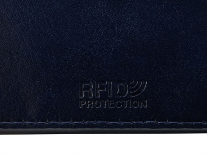 Картхолдер для 6 карт с RFID-защитой Fabrizio, синий