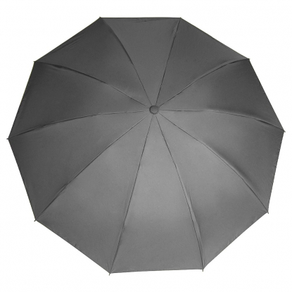 Зонт складной автоматический обратного сложения Forest Liverpool Reverse Safeclosing, серый
