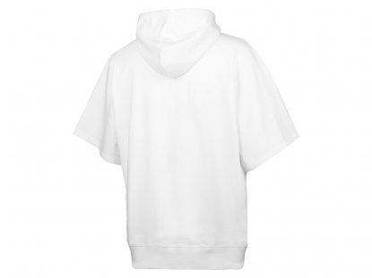 Худи с коротким рукавом Warsaw, унисекс, белое