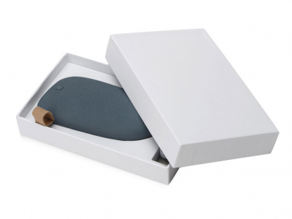 Внешний аккумулятор в форме камня Stone, 5200 mAh, темно-серый