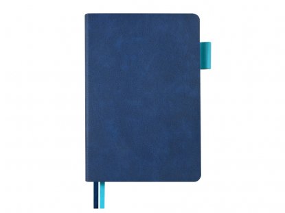 Блокнот А5 Boston, синий с голубым