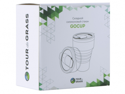 Силиконовый складной стакан GoCup, упаковка