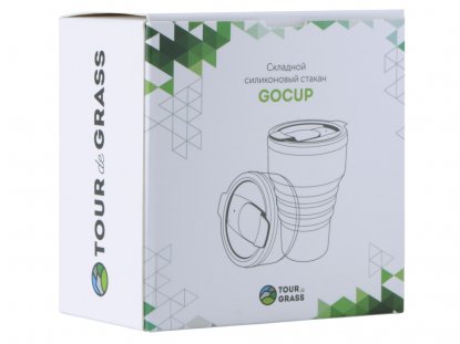 Силиконовый складной стакан GoCup, упаковка