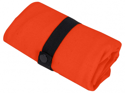 Сумка Fixy из переработанного хлопка 220 г/м2 с фиксирующей лентой, оранжевая