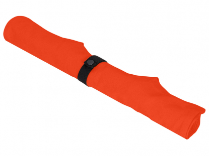 Сумка Fixy из переработанного хлопка 220 г/м2 с фиксирующей лентой, оранжевая