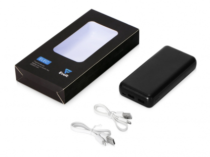 Портативное зарядное устройство Elec, 20000 mAh, комплектация