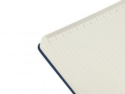 Бизнес-блокнот А5 С3 soft-touch с магнитным держателем для ручки, темно-синий