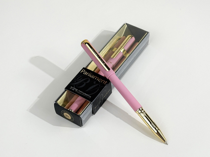 Ручка пластиковая шариковая Parliament, розовая