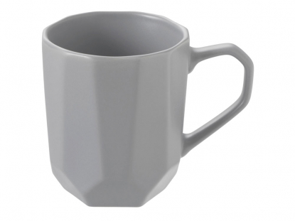 Кружка с гранями Amery, серая