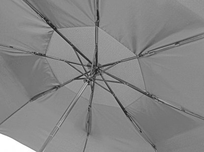 Зонт складной Canopy с большим двойным куполом (d126 см), серый
