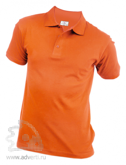 Рубашка поло Eurotex, унисекс, оранжевая