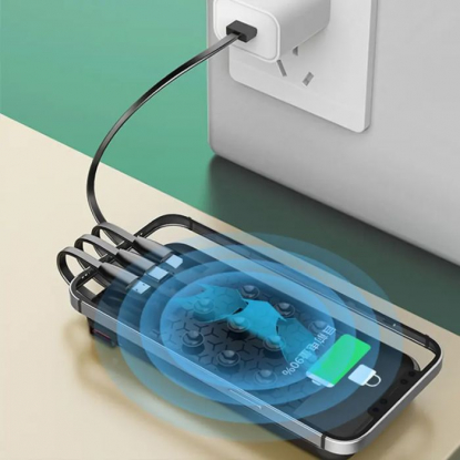 Аккумулятор с функцией беспроводной зарядки Rabbi, 10000 мАч