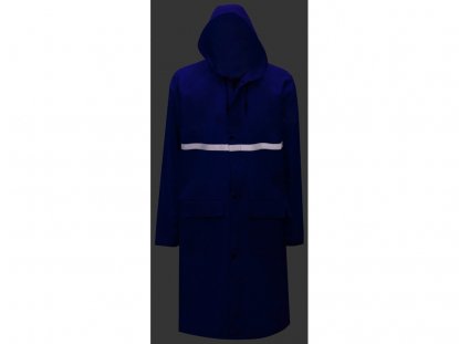 Дождевик со светоотражающей тесьмой Lanai, синий