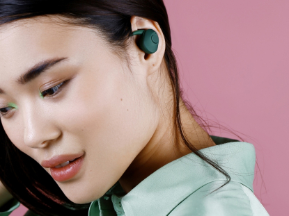 Беспроводные наушники TWS MySound Shark, зелёные