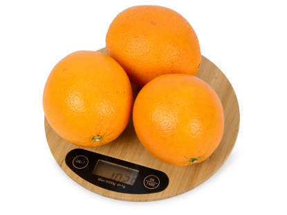 Бамбуковые кухонные весы Scale, вариант использования