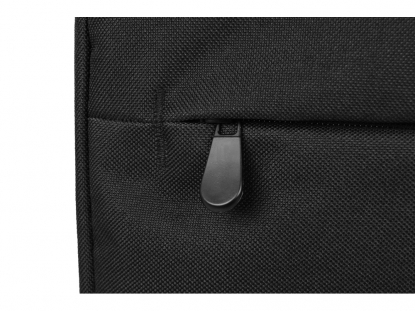 Сумка для ноутбука 13'' Flank с боковой молнией, черная, карман