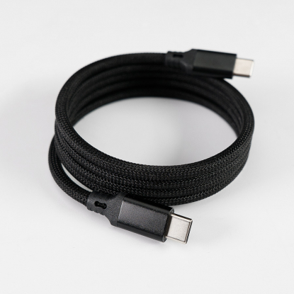 Кабель COIL магнитный для зарядки и передачи данных, 100Вт, 480Мб/с, нейлоновая оплетка