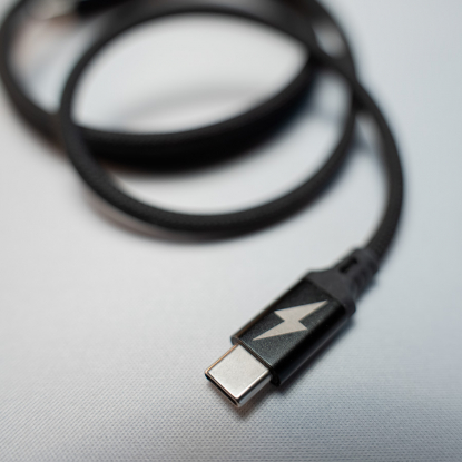 Кабель COIL магнитный для зарядки и передачи данных, 100Вт, 480Мб/с, нейлоновая оплетка