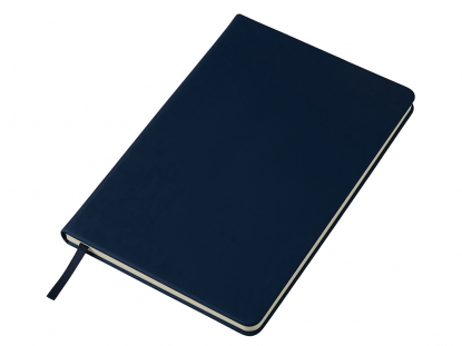 Бизнес-блокнот А5 С3 soft-touch с магнитным держателем для ручки, темно-синий