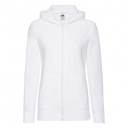 Толстовка LADIES LIGHTWEIGHT HOODED SWEAT, женская, белая