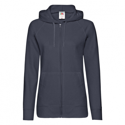 Толстовка LADIES LIGHTWEIGHT HOODED SWEAT, женская, темно-синяя