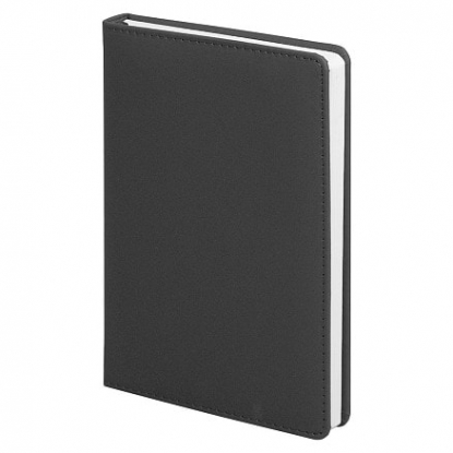 Ежедневник City Soft Touch Latte А5, черный