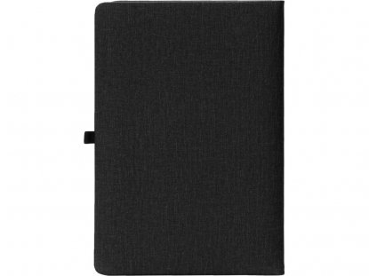 Блокнот А5 Pocket с карманом для телефона, черный, обратная сторона