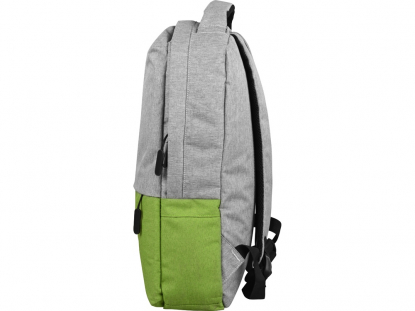 Рюкзак Fiji с отделением для ноутбука, зеленый, вид сбоку