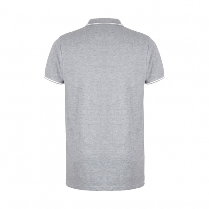 Рубашка-поло SPECTRUM, мужская, серый меланж