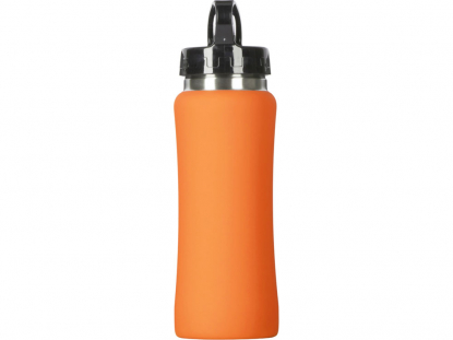 Бутылка для воды Bottle C1, soft touch, оранжевая