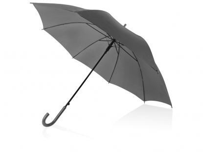 Зонт-трость Яркость, полуавтомат, серый