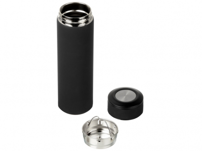 Вакуумный термос Vacuum Flask C1, soft touch, черный
